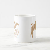 Verrückte Kamel-Dame Kaffeetasse (Mittel)