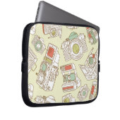 verrückte Kameras Laptopschutzhülle (Vorne Rechts)