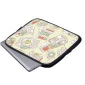 verrückte Kameras Laptopschutzhülle (Vorne Knopf)