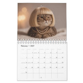 Verrückte Katze Kalender (Feb 2027)
