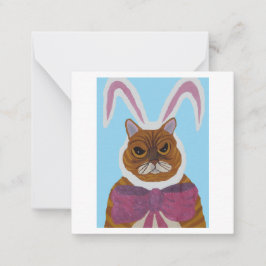 Verrückte Katze Mitteilungskarte