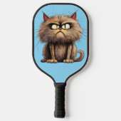 Verrückte Katze Pickle Ball Paddle (Rückseite)
