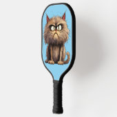 Verrückte Katze Pickle Ball Paddle (Links)