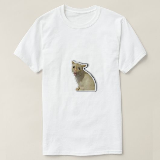 VERRÜCKTE KATZE T-Shirt (Design vorne)