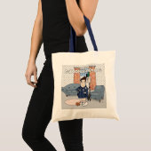 "Verrückte Katzen-Dame" (2011) Tasche (Vorderseite (Produkt))