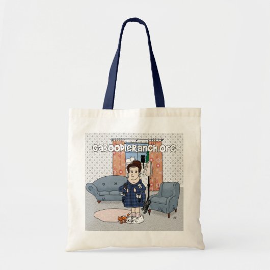 "Verrückte Katzen-Dame" (2011) Tasche (Vorne)