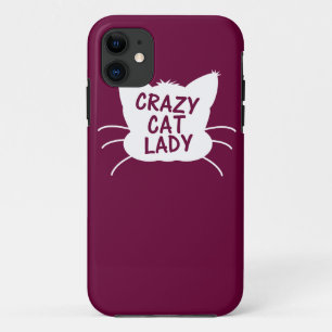 Verrückte Katzen-Dame Case-Mate iPhone Hülle