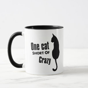 Verrückte Katzen-Dame Funny Meow Coffee Mug Tasse
