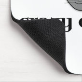 Verrückte Katzen-Dame Mousepad (Ecke)