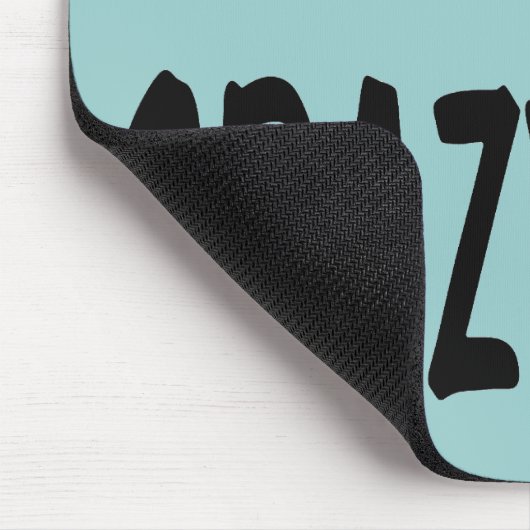 Verrückte Katzen-Dame Mousepad (Ecke)