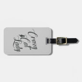 Verrückte Katzen-Dame Pet Cat Lover Gepäckanhänger (Vorderseite horizontal)