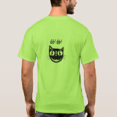 Verrückte Katzen-Dame T-Shirt (Rückseite)