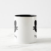 "Verrückte Katzen-Dame" Tasse (Mittel)