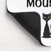 Verrückte Katzen-Dame, wo meine Maus - Mousepad (Ecke)