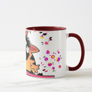 Verrückte Katzen-musikalische Tasse/unglaublich Tasse