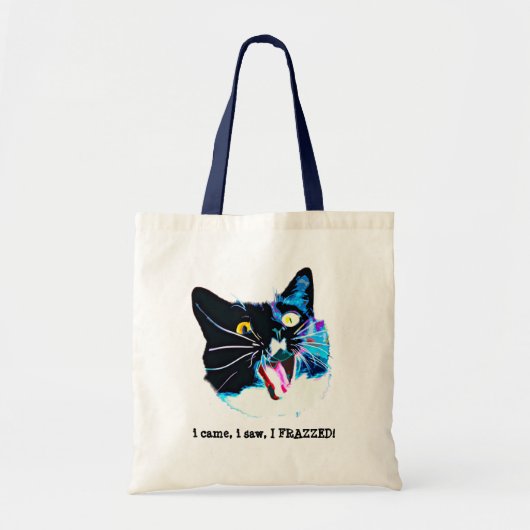 Verrückte Katzen-Taschen-Tasche Tragetasche (Vorne)
