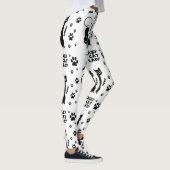 verrückte Katzendame Leggings (Rechts)