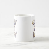 Verrückte Katzenlady Kaffeetasse (Mittel)