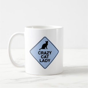 Verrückte Katzenlady-Kaffeetasse Kaffeetasse