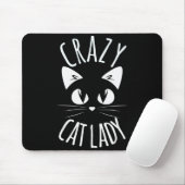 Verrückte Katzenlady Lustige Fellmutter Muttertag  Mousepad (Mit Mouse)