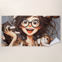 Verrückte Katzenlady
