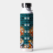 Verrückte Katzenlady Trinkflasche (Links)