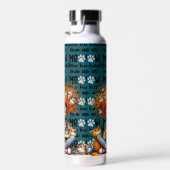 Verrückte Katzenlady Trinkflasche (Rechts)