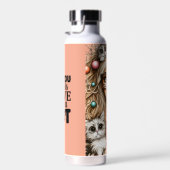 Verrückte Katzenlady Trinkflasche (Rechts)