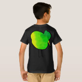 Verrückte Kiwi T-Shirt (Schwarz voll)