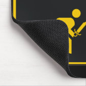 Verrückte Krankenschwester Mousepad (Ecke)