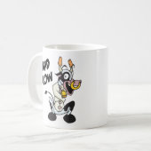 verrückte Kuh Kaffeetasse (Vorderseite Links)
