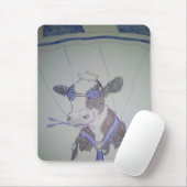 Verrückte Kuh Mousepad (Mit Mouse)