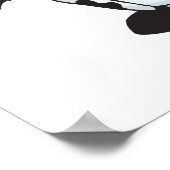 verrückte Kuh Poster (Ecke)