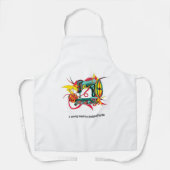 Verrückte Kunst Schürze (Vorderseite)