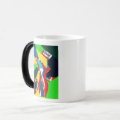 Verrückte Kunst Verwandlungstasse (Vorderseite Links)