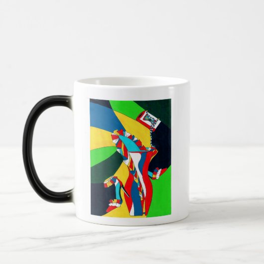 Verrückte Kunst Verwandlungstasse (Links)