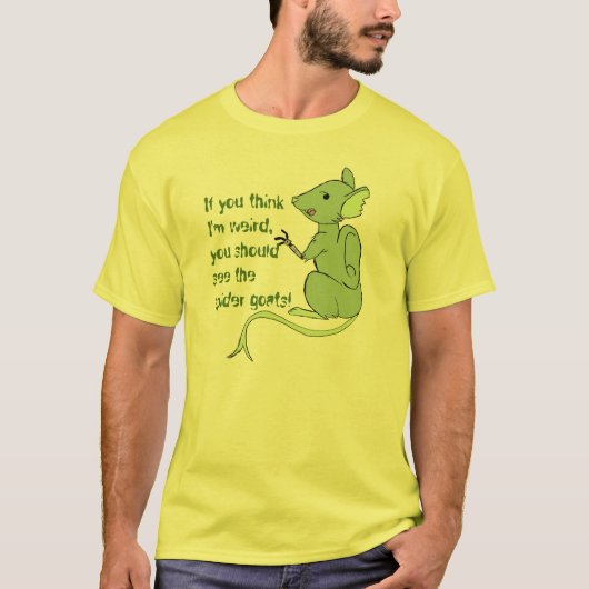 Verrückte Labrador-Ratte T-Shirt (Vorderseite)