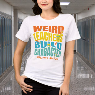 Verrückte Lehrer bilden Charakter Tri-Blend Shirt