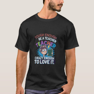 Verrückte Lehrer Männer Frauen Lustige Lehrer T-Shirt