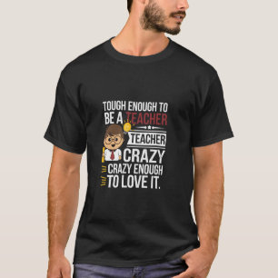 Verrückte Lehrer Männer Frauen Lustige Schullehrer T-Shirt