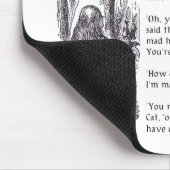Verrückte Leute Mousepad (Ecke)
