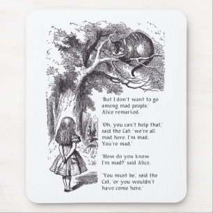 Verrückte Leute Mousepad