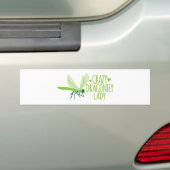 Verrückte Libellen-Dame Autoaufkleber (Auf Auto)