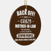 Verrückte, lustige Jurazin-Mutter von Jurastudenti Keramik Ornament (Rechts)