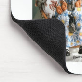 Verrückte Mausunterlage Katzen-Dame Mousepad (Ecke)