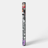 Verrückte Mischung iPhone Hülle (Linke Seite)