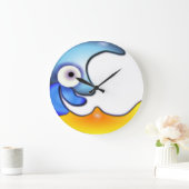 Verrückte Mond Wanduhr (Zuhause)