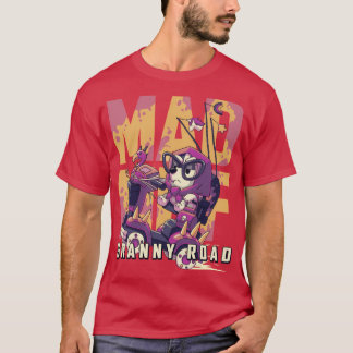Verrückte Muf Oma Road Muffin Heeler Aussie Hund B T-Shirt