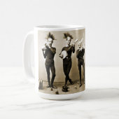 Verrückte Musiker individuell gestaltete Tasse (Vorderseite Links)