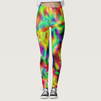 Verrückte Neon-Leggings Leggings